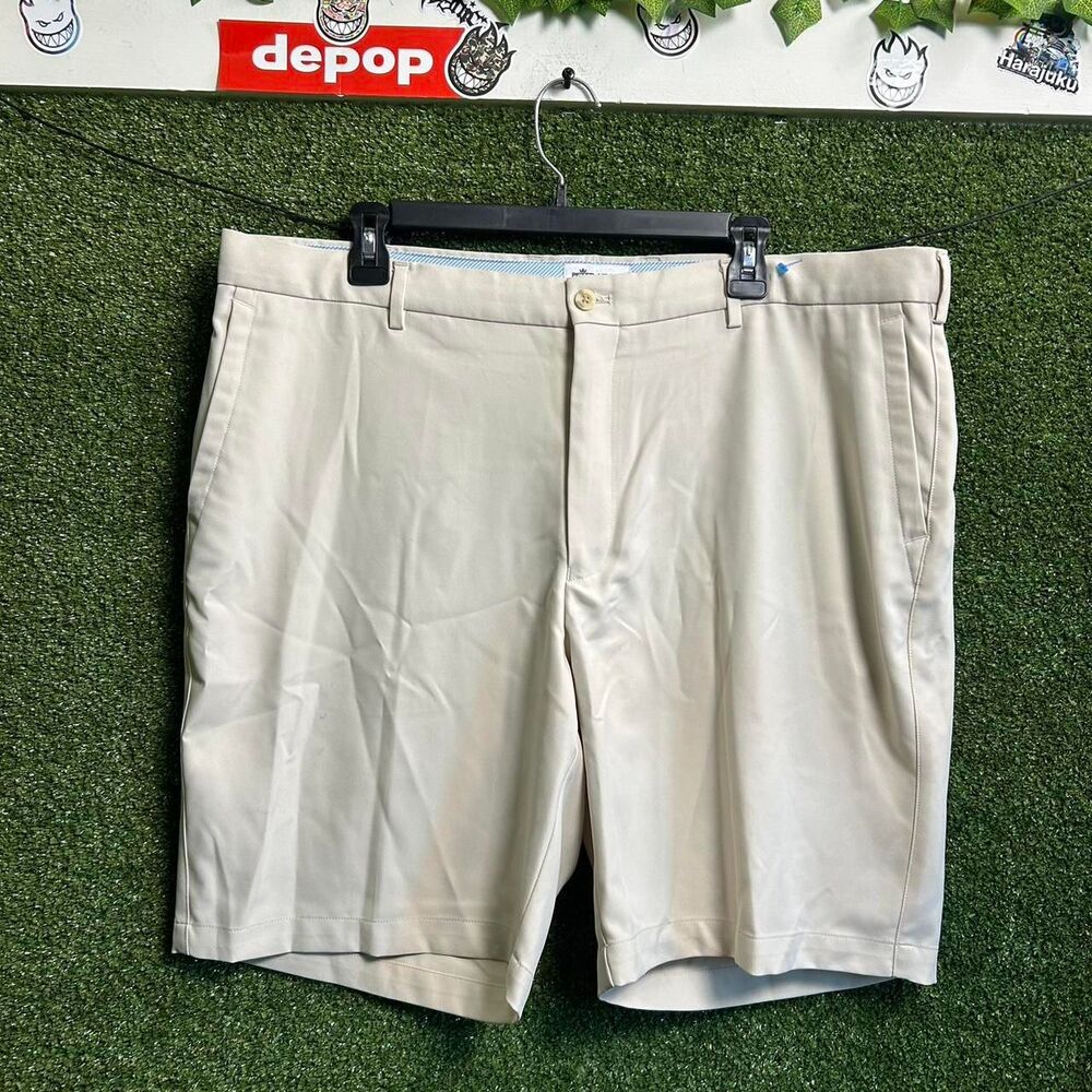 Peter-millar Men's Cream and White Shorts